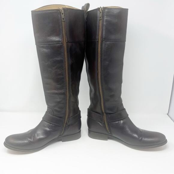 Frye Melissa Harness Inside Zip Riding Boot - Picture 3 of 14